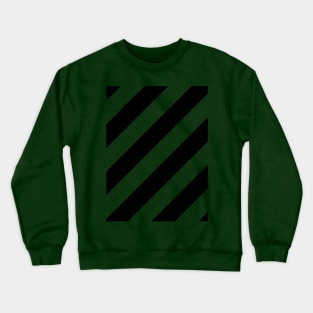 Black and Transparent Stripes Crewneck Sweatshirt